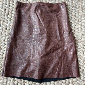 Commando Faux Leather Mini Skirt